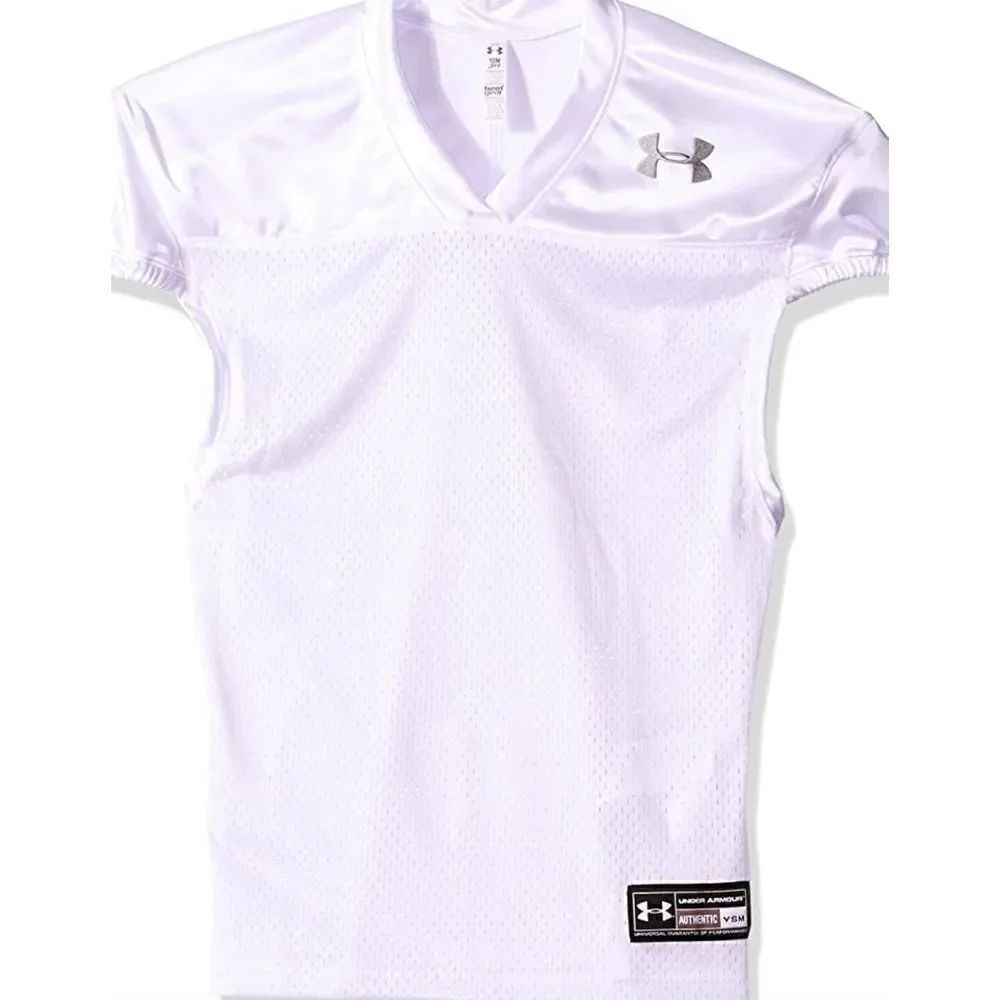 Under Armour Youth Loose Fit HeatGear White Jersey